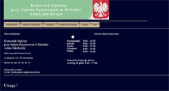 Desktop Screenshot of komornikrybnik.net